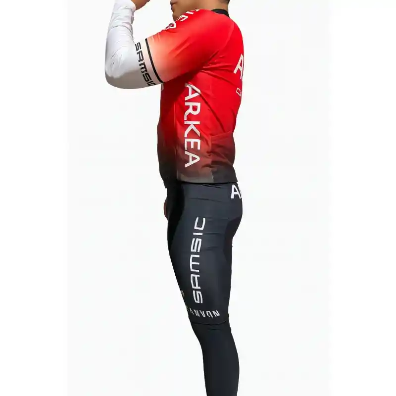 Uniforme Ciclismo Manga Larga Badana En Gel Mtb Ruta Arkea Talla: M