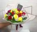 Bouquet De 12 Rosas Listas Para Enamorar
