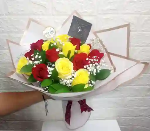 Bouquet De 12 Rosas Listas Para Enamorar