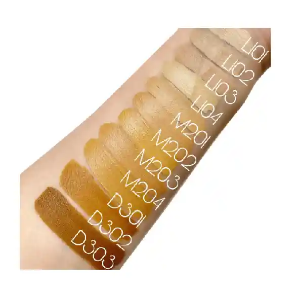 Corrector Ojeras Tono L101 Liquido Alta Cobertura Ame