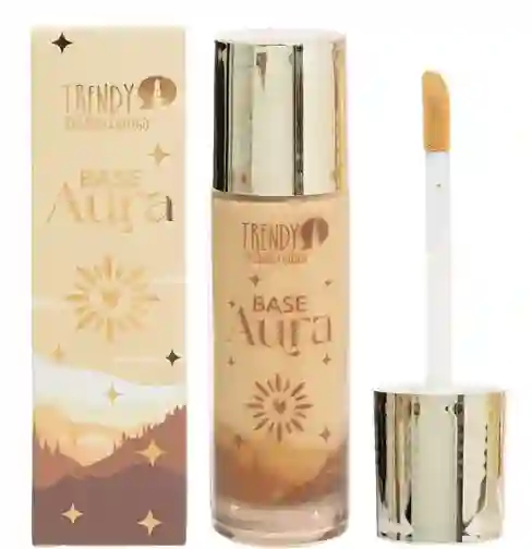 Base Tono 03 Liquida Maquillaje Mate Aura Trendy