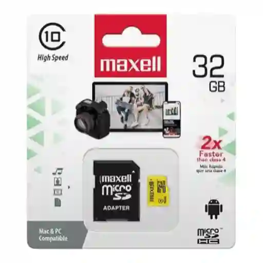 Memoria Micro Sd Maxell Mcsd 32gb