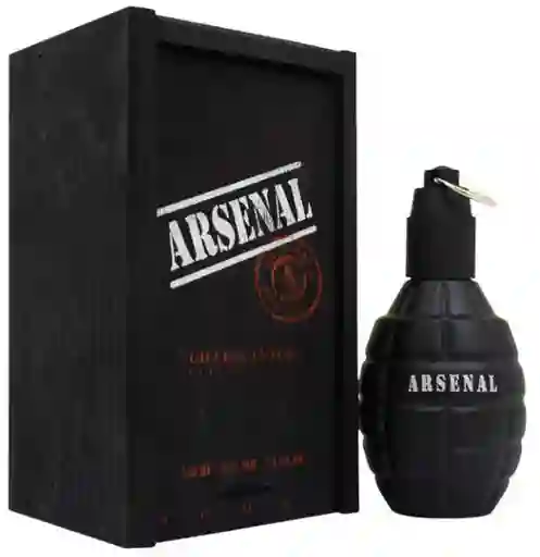 Perfume Arsenal Black Gilles Cantuel  100 Ml Hombre Premium