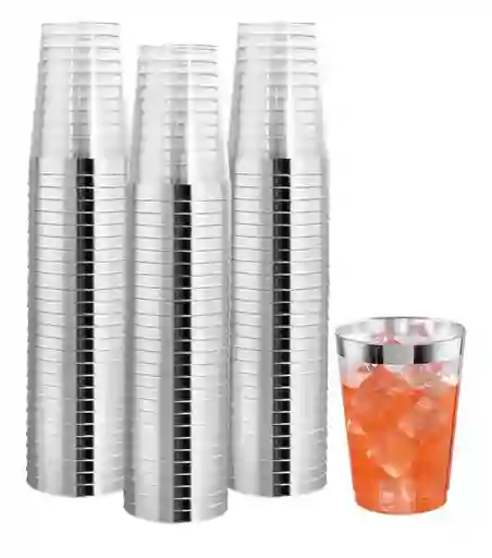 Vasos Plateados 10 Onzas