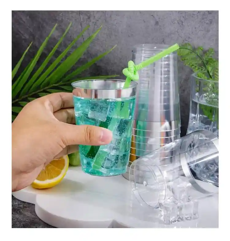 Vasos Plateados 10 Onzas