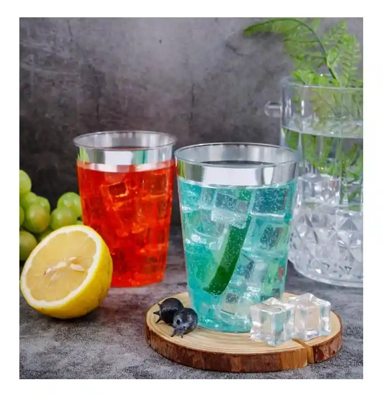 Vasos Plateados 10 Onzas