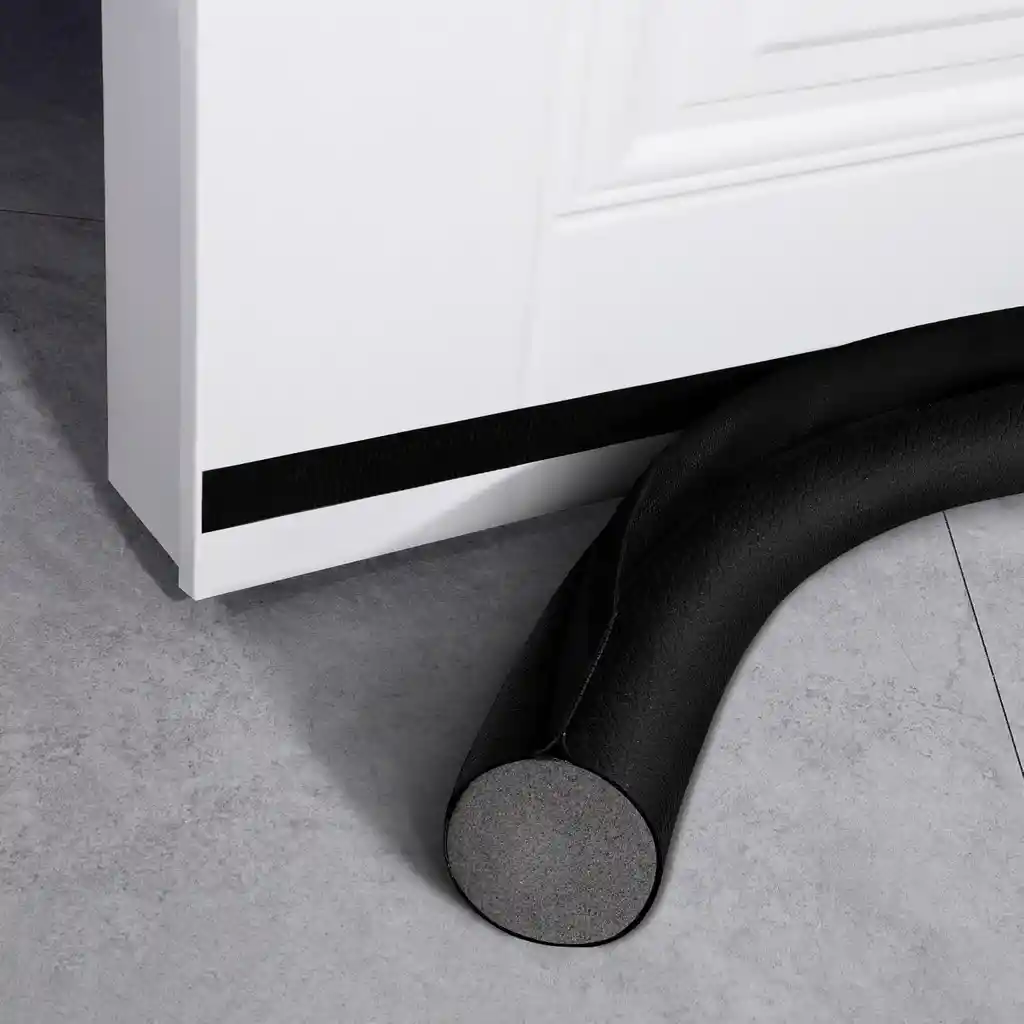 Cubre Puertas Autoadhesivo | Tapon Puerta Burlete Sello Insectos Polvo *negro*