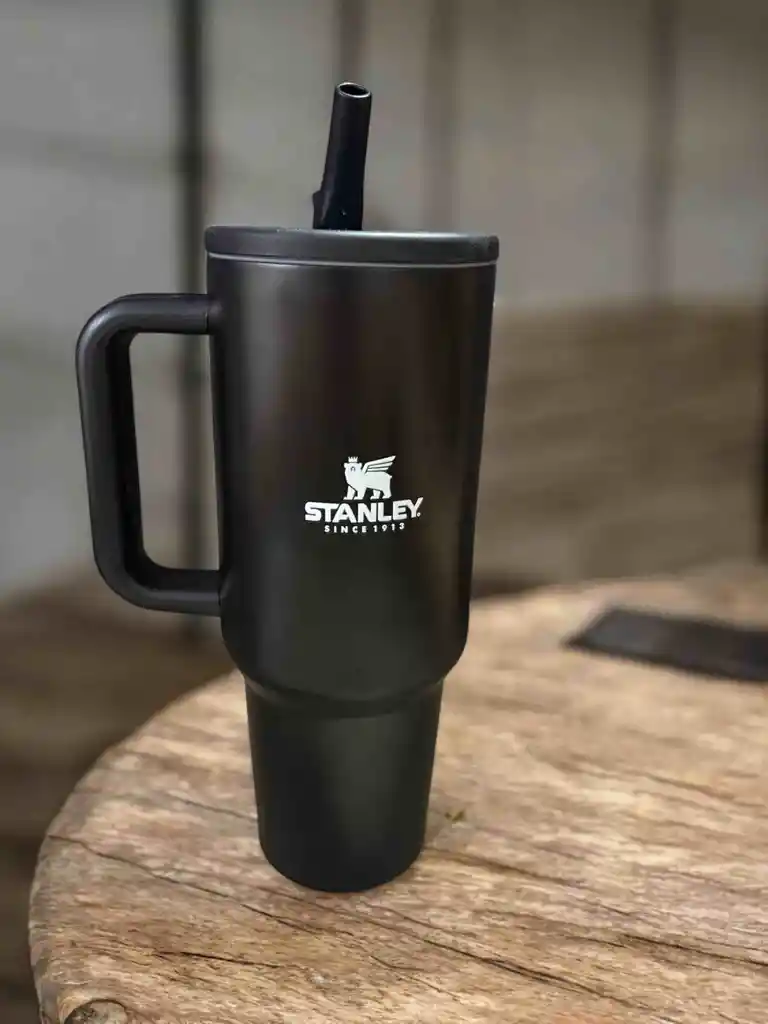 Termo Tipo Stanley 40 Oz - 1.2 Litros | Acero Inoxidable *negro*
