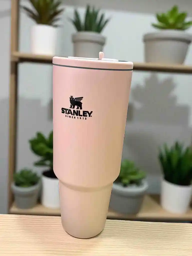Termo Tipo Stanley 40 Oz - 1.2 Litros | Acero Inoxidable *palo Rosa*