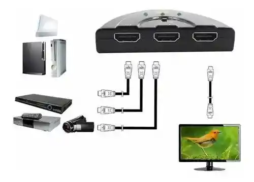 Switch Hdmi 3x1 4k Ultra Hd