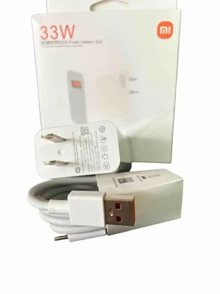Cargador Para Xiaomi 33w Carga Super Rapida (turbo)