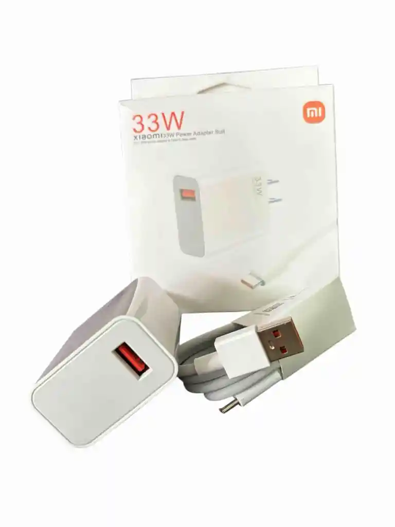 Cargador Para Xiaomi 33w Carga Super Rapida (turbo)