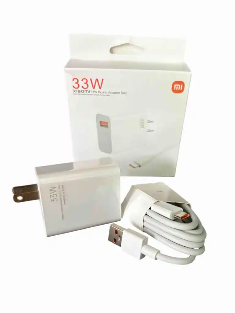 Cargador Para Xiaomi 33w Carga Super Rapida (turbo)