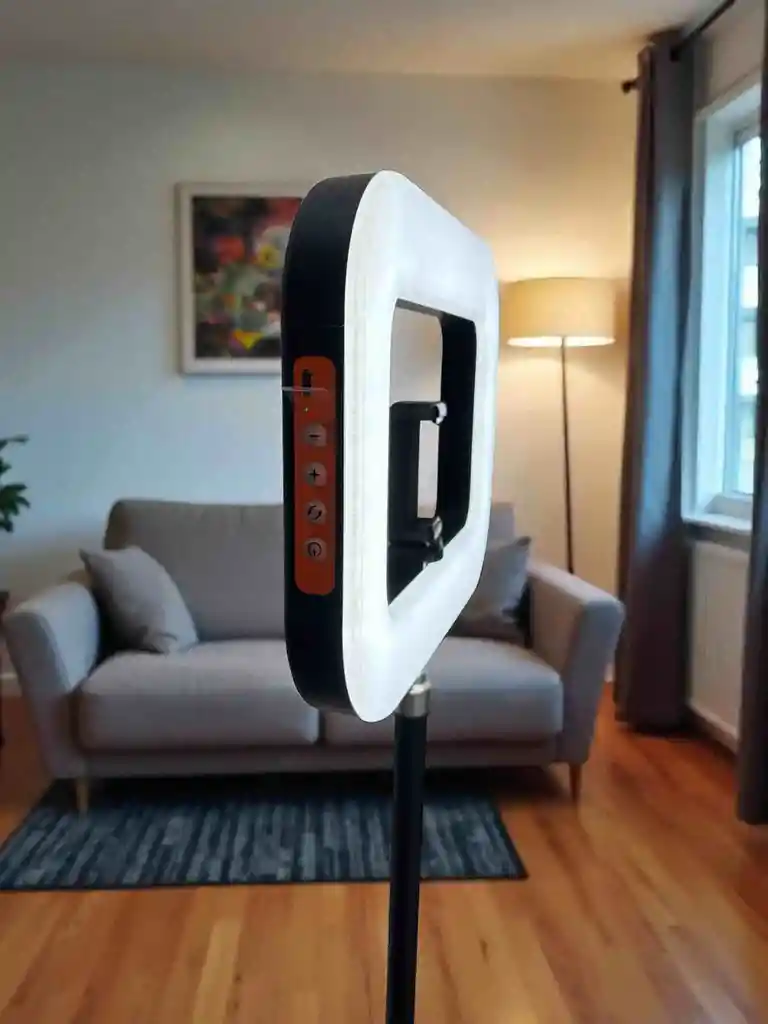 Panel Led Recargable 30cm + Tripode De 2m