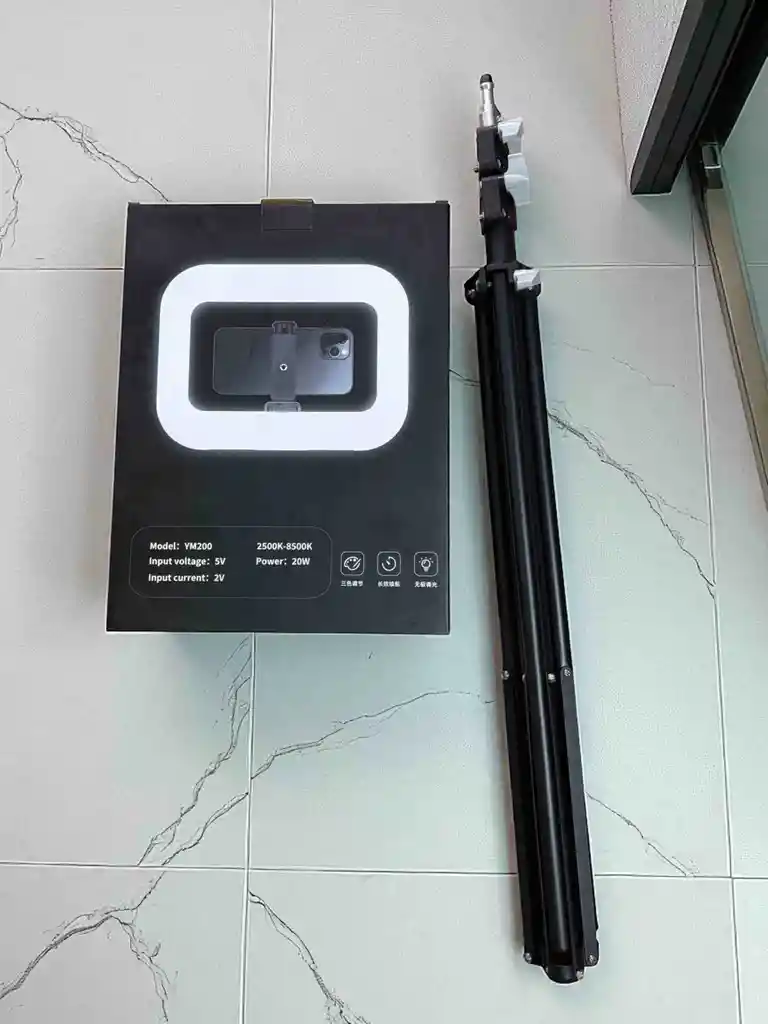 Panel Led Recargable 30cm + Tripode De 2m