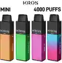 Vaporizador Desechable Kros Mini 4.000puff Durazno Mentolado