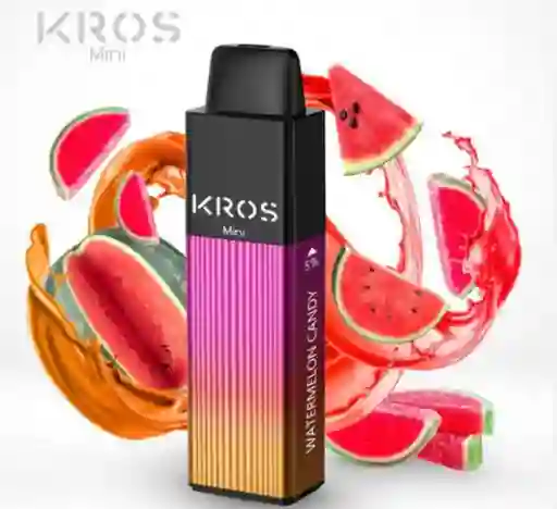 Vaporizador Desechable Kros Mini 4.00puff Sandia Caramelo