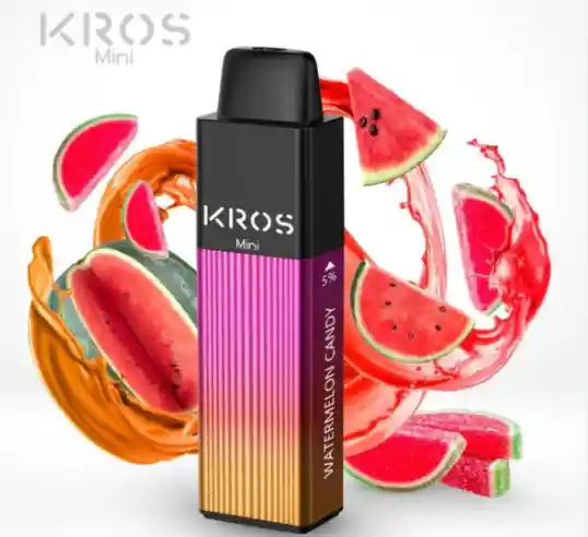 Vaporizador Desechable Kros Mini 4.00puff Sandia Caramelo