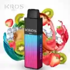 Vaporizador Desechable Kros Mini 4.000puff Fresa Kiwi Mentolado