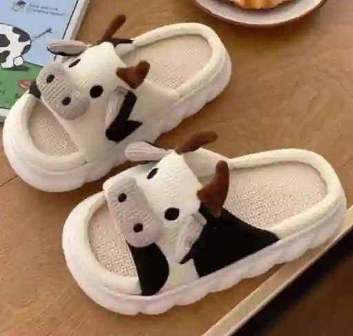 Chancla Babuchas Pantuflas De Vaca Marca Mara Talla 40-41