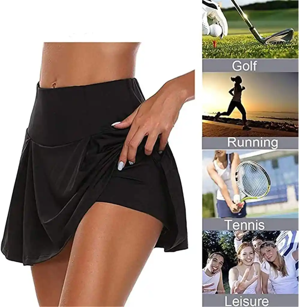 Faldas Deportivas Con Short Talla S