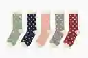 Tres Pares De Medias Surtidas Talla Unica 9-11