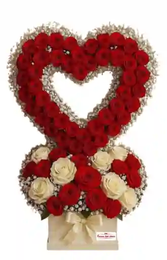Hermosa Caja Corazón Infinito