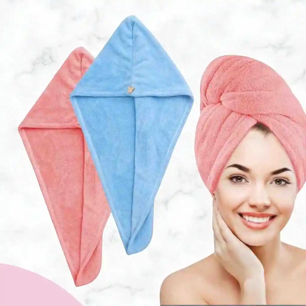 Toalla De Micro Fibra Para Cabello