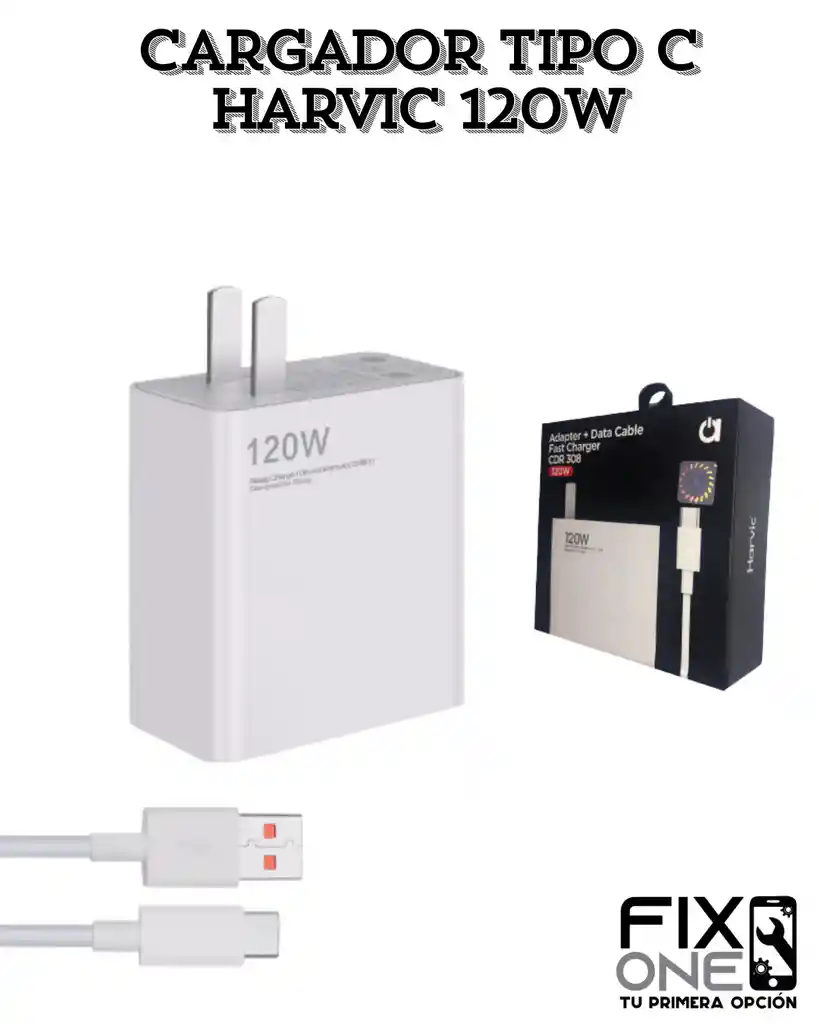 Cargador Tipo C De 120w