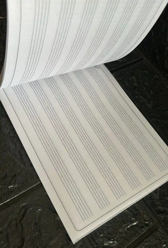 Cuaderno Pentagramado Cuaderno Para Musica