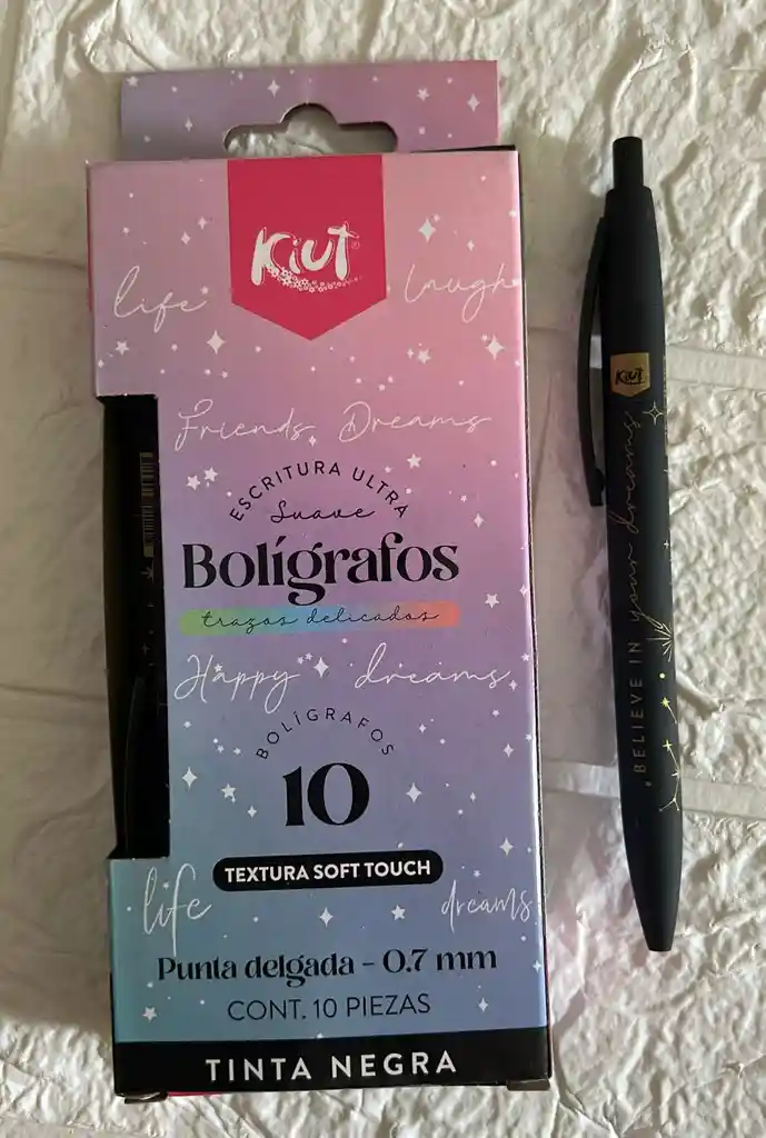 Lapicero Retractil Kiut Negro Unidad