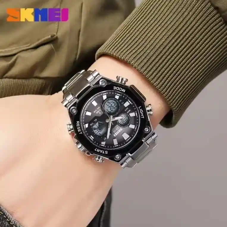 Reloj Casual Y Moderno Para Hombre Fabricado En Acero