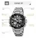 Reloj Casual Y Moderno Para Hombre Fabricado En Acero