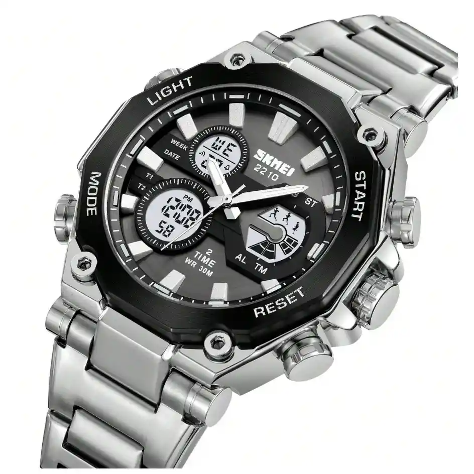 Reloj Casual Y Moderno Para Hombre Fabricado En Acero
