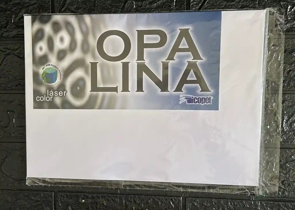 Cartulina Opalina 180g Oficio X20 Hojas