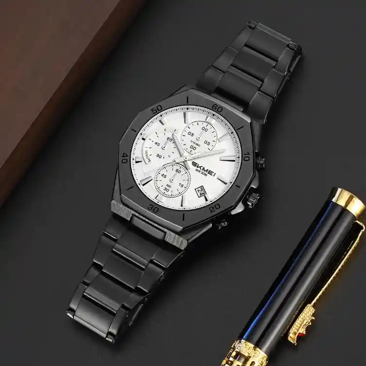 Reloj De Lujo Moderno Para Hombre Fabricado En Acero