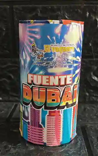 Fuente Dubai Polvora Juegos Pirotecnicos