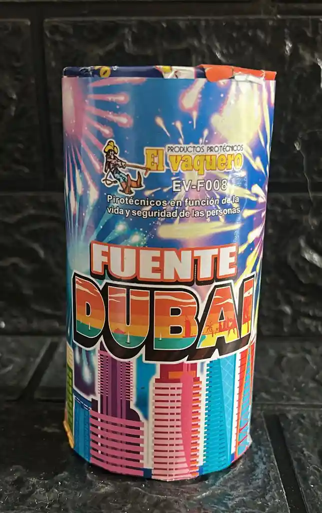 Fuente Dubai Polvora Juegos Pirotecnicos