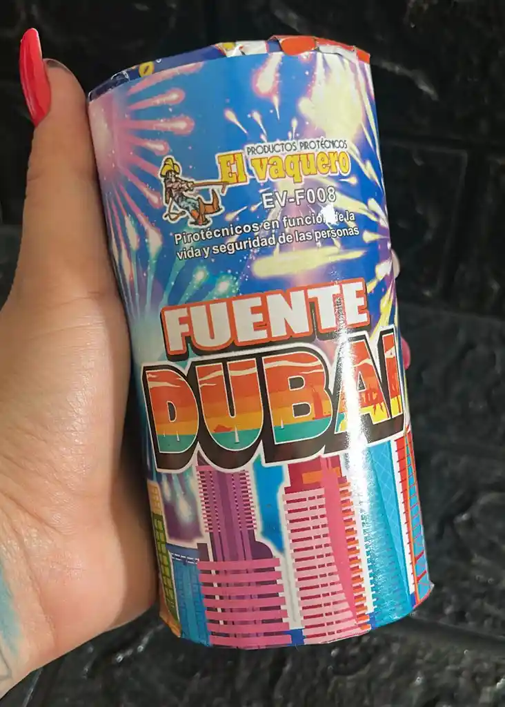 Fuente Dubai Polvora Juegos Pirotecnicos