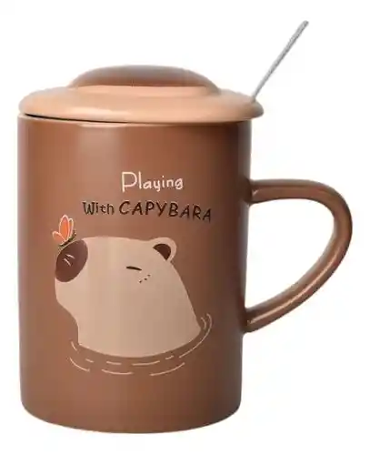 Mug De Capibara (playing With Capybara)