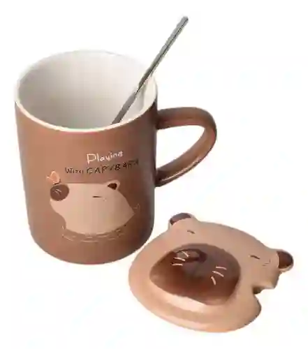 Mug De Capibara (playing With Capybara)