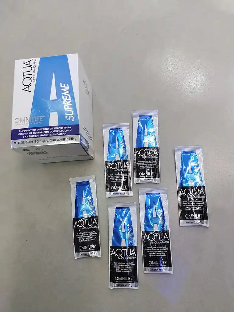 Aqtua Omnilife X 6 Sobres