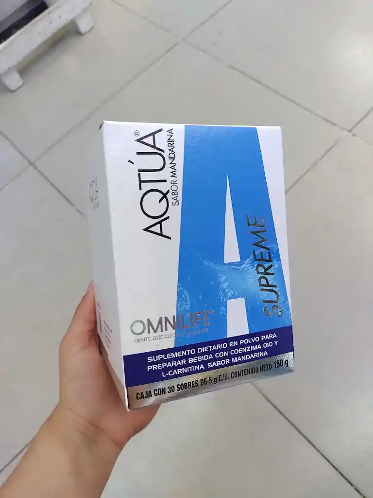 Aqtua Omnilife X 6 Sobres