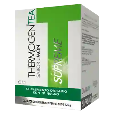 Thermogen Tea Limon Omnilife Caja X 30 Sobres