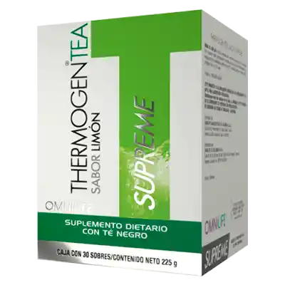 Thermogen Tea Limon Omnilife Caja X 30 Sobres