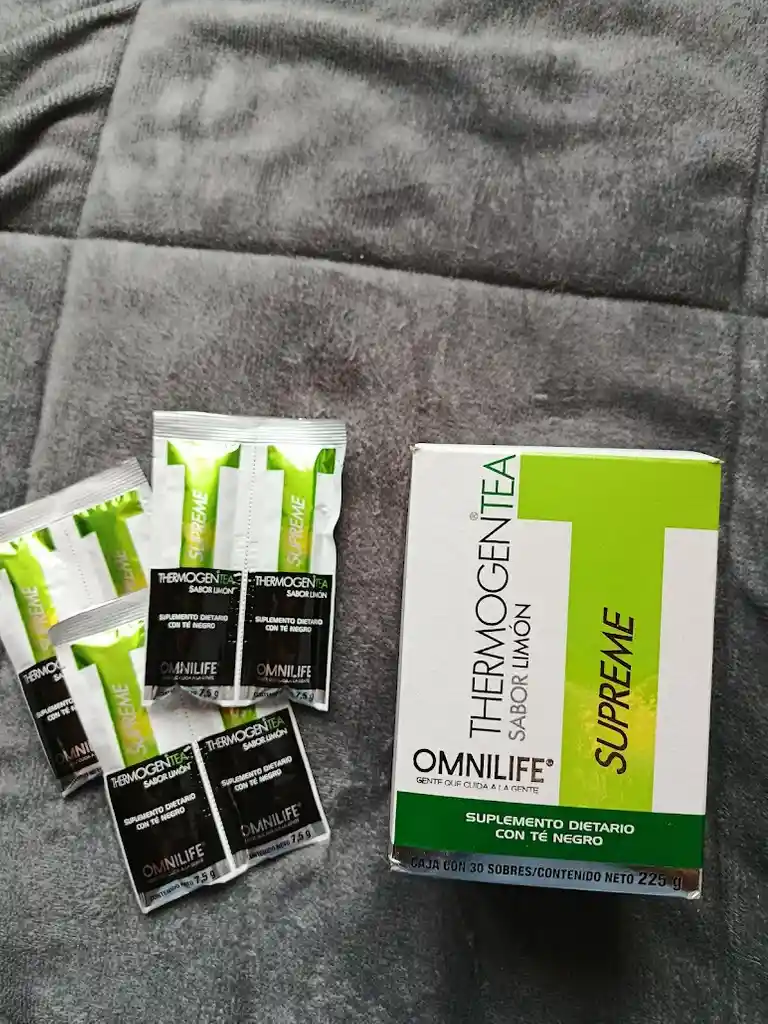 Thermogen Tea Limon Omnilife Caja X 30 Sobres