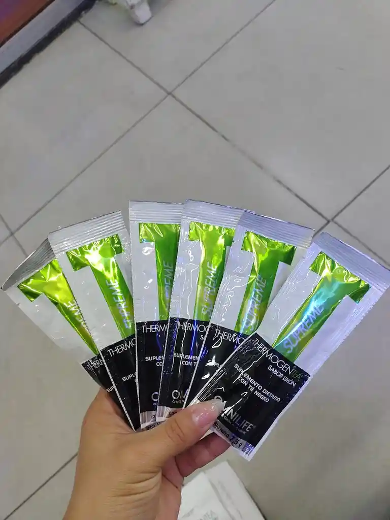 Thermogen Tea Limon Omnilife X 6 Sobres