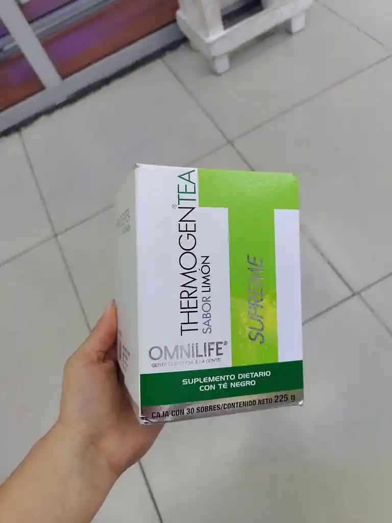 Thermogen Tea Limon Omnilife X 15 Sobres