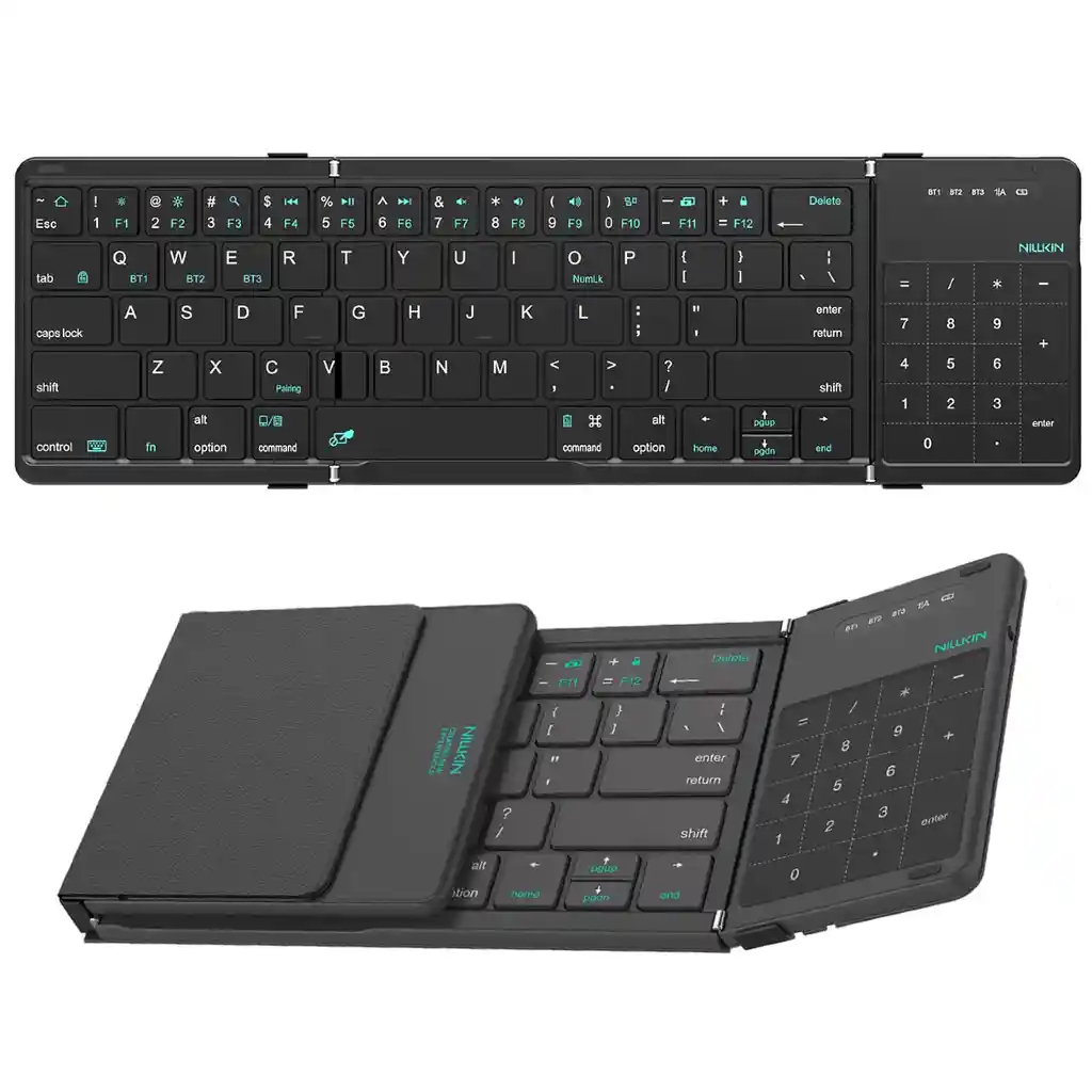 Nillkin Cube Pocket Teclado Plegable Bluetooth Negro
