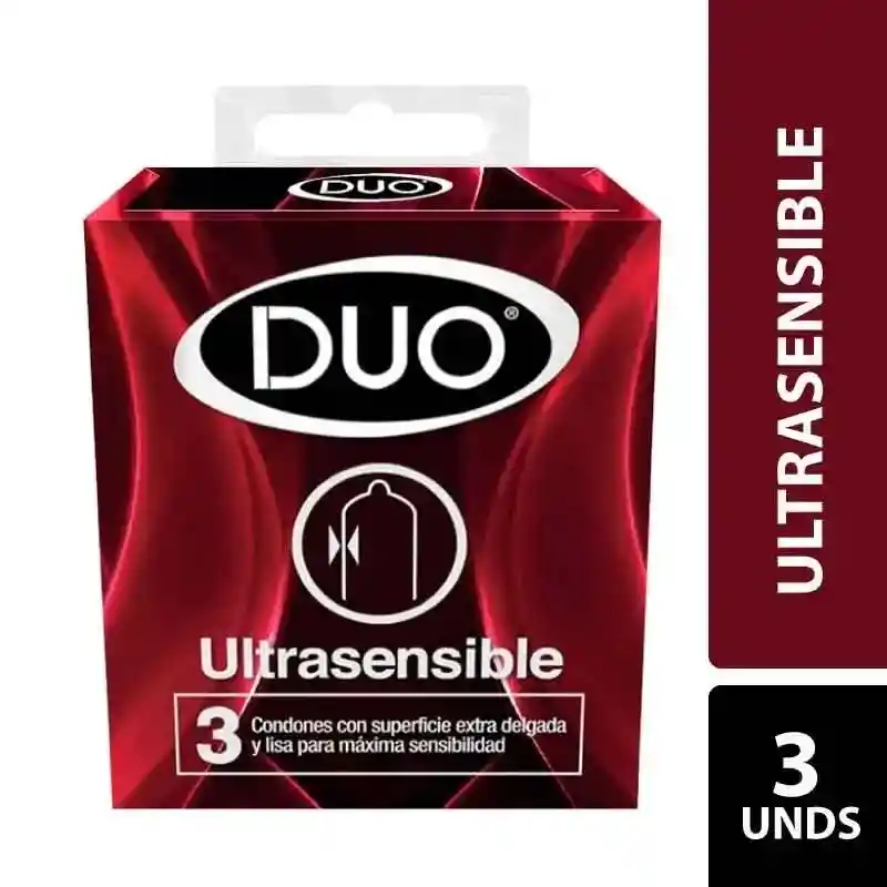 Condones Duo X3 Unds